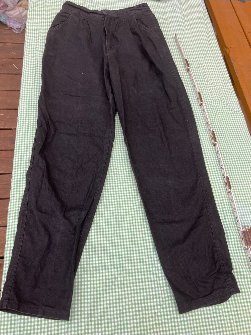 1980’s women’s front pleated high waist pants No Excuses size 10